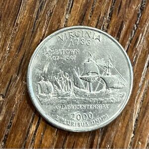 Virginia 1788 Quarter, 2000 P. Uncertified